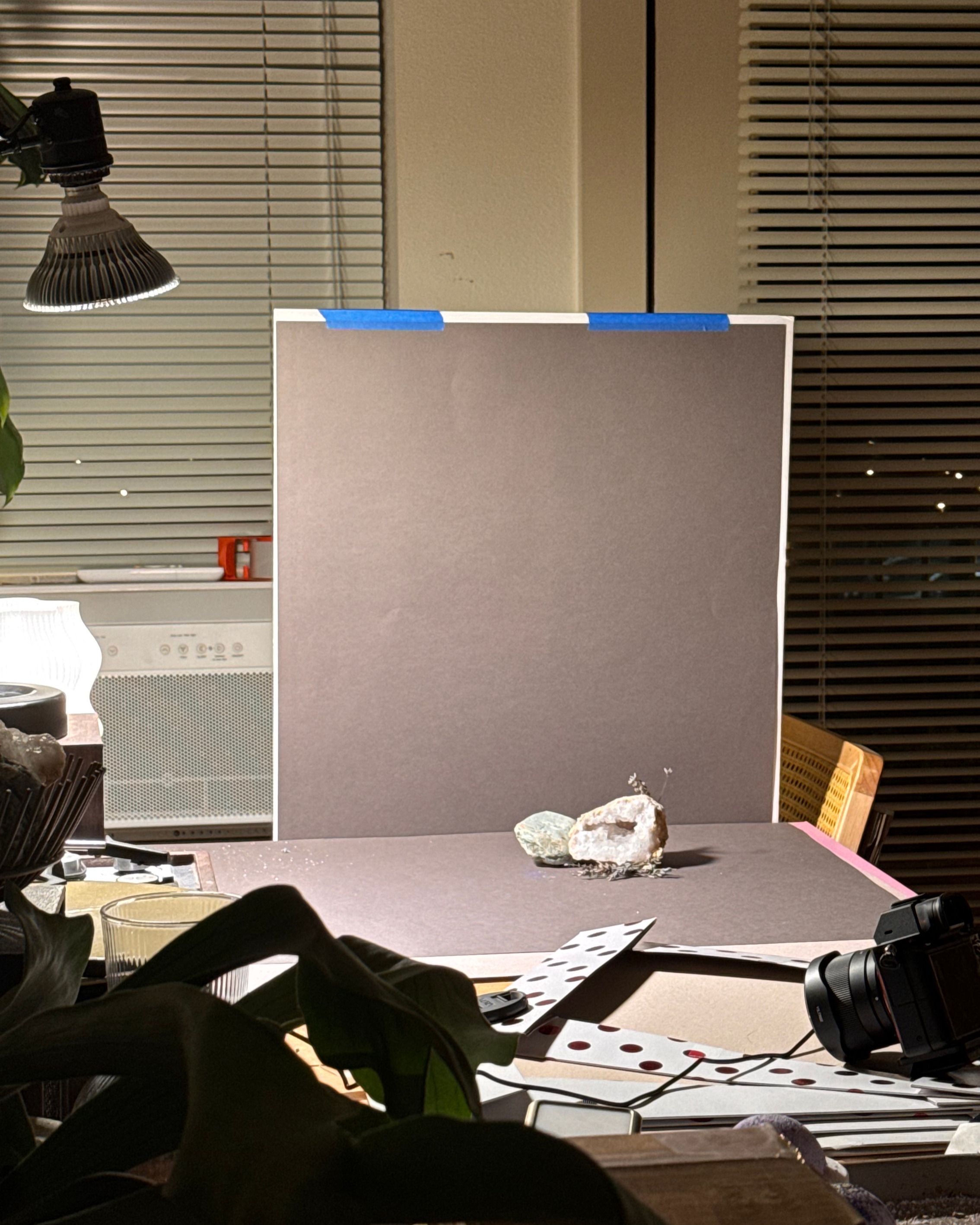 Home photography studio setup